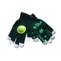 Fingerless Cheering Gloves With A Plastic Disk/Clapper Acrylic Gloves